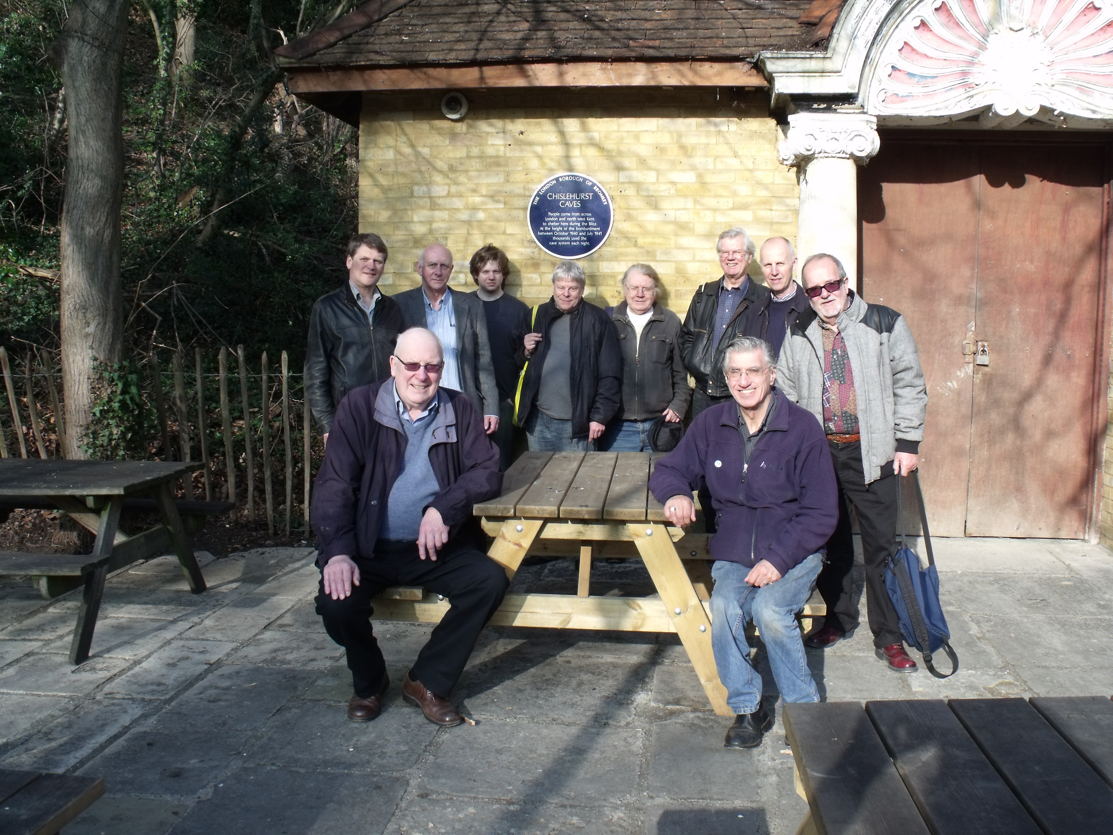 Picture: At the Chislehurst Caves