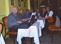 Picture: Gang at the Verdi restaurant Bloomsbury